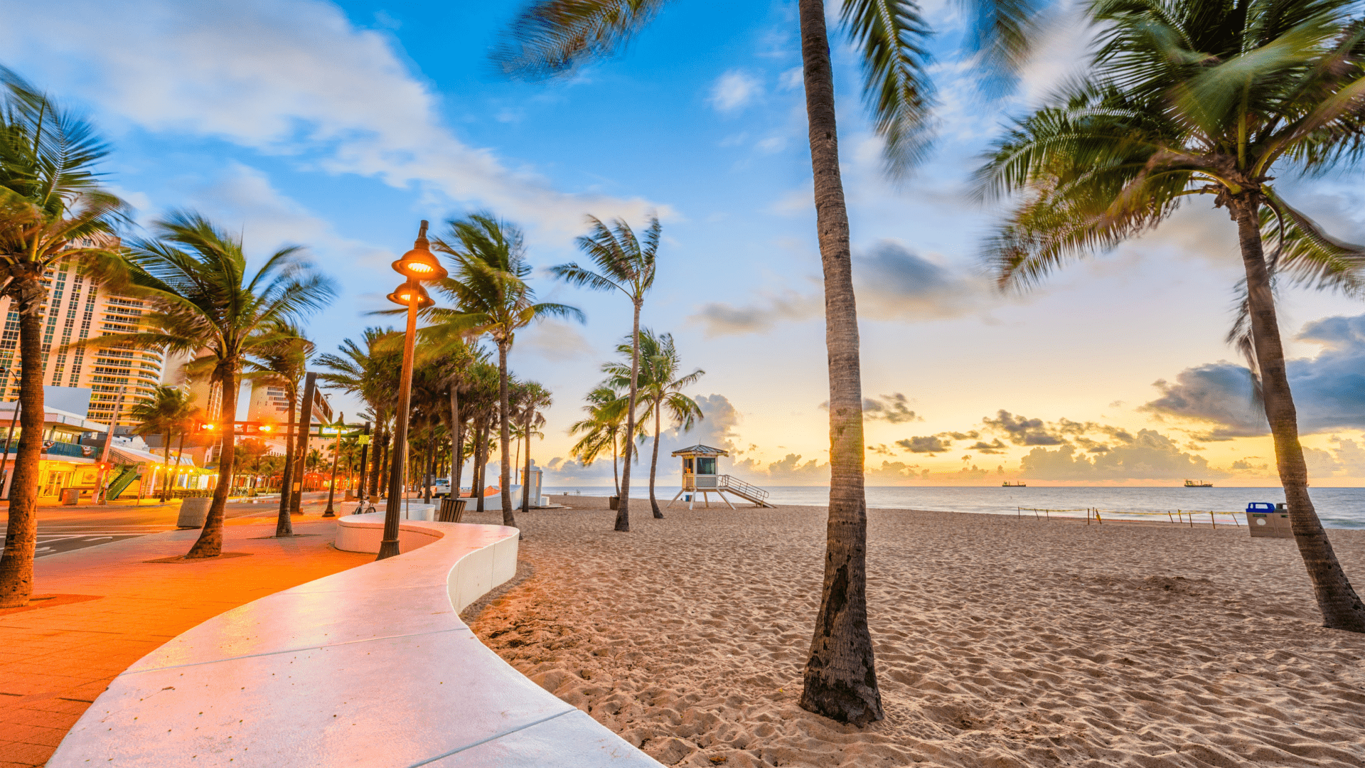Ft. Lauderdale Beach, Florida, USA at Las Olas Blvd.